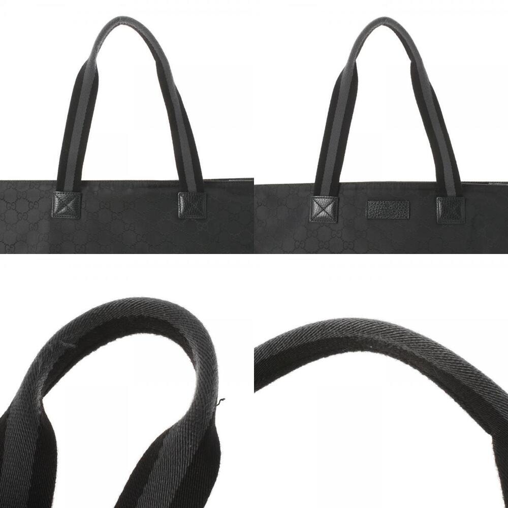 Gucci Tote Nylon GG Bag Black - Picture 10 of 11